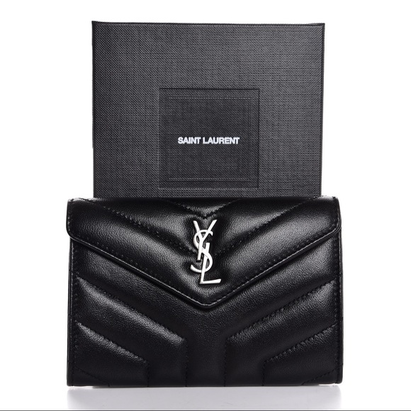 Saint Laurent Handbags - SOLD YSL Saint Laurent quilted loulou leather wallet